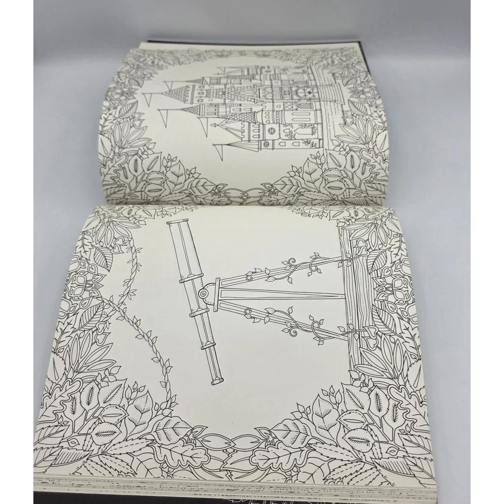Enchanted Forest An Inky Quest‎ & Coloring Book By Johanna Basford Adults Youth